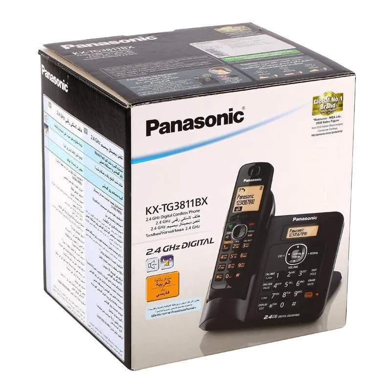 Panasonic KX-TG3811 Digital 2.4GHz T&T Landline Cordless Phone1