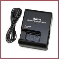 MH-25 Charger for Nikon EN-EL15 With Free Power Cable for D7500,D7200,D850 & More