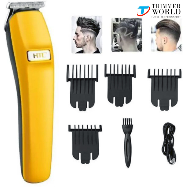 HTC AT-530 Hair And Beard Trimmer For Men - Yellow