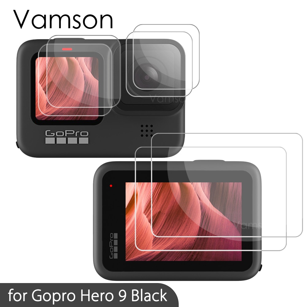 Tempered Glass Screen Protector for GoPro Hero 10 9 Black Lens Protection Protective Film for Go pro 9 Camera Accessories