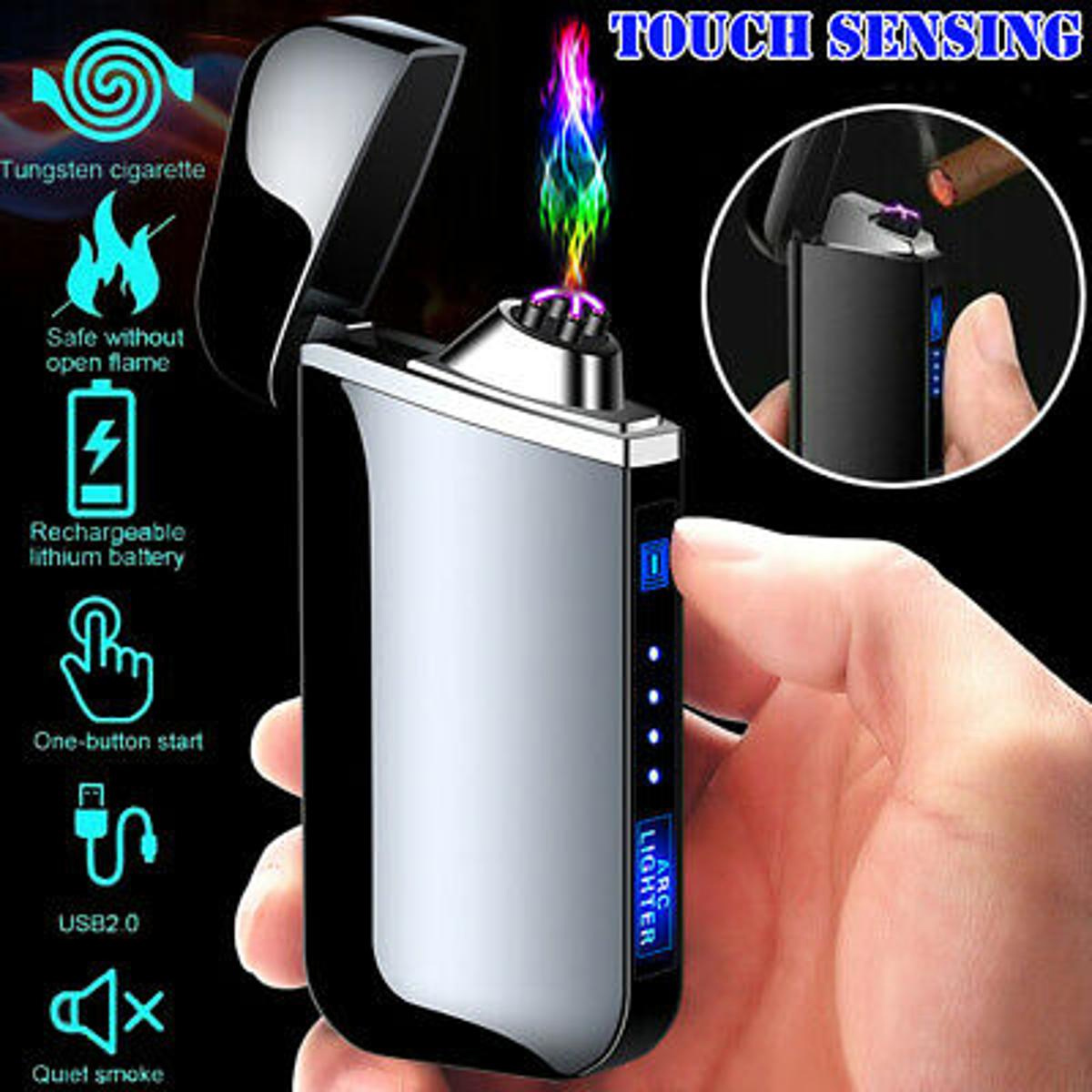 Avatech 4x Touch Dual Arc Lighter Electronic Usb Recharge Cigarette Lighter