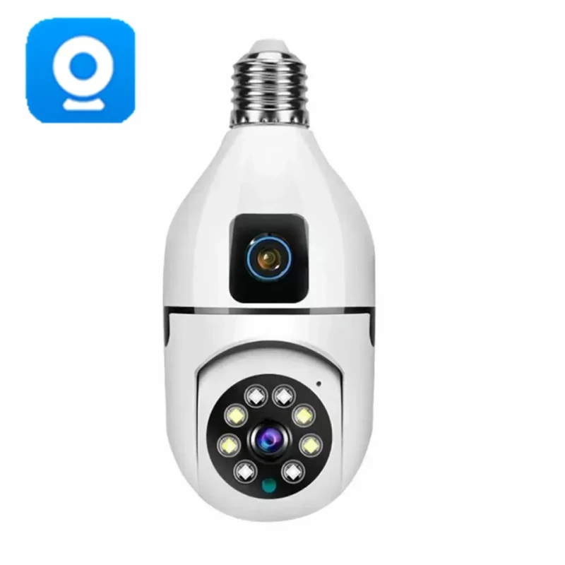 V380 PRO Q16 BULB PTZ WIFI IP Camera 2MP 1080P 360 Degree Rotation Night Vision Two-Way Audio Motion Detection