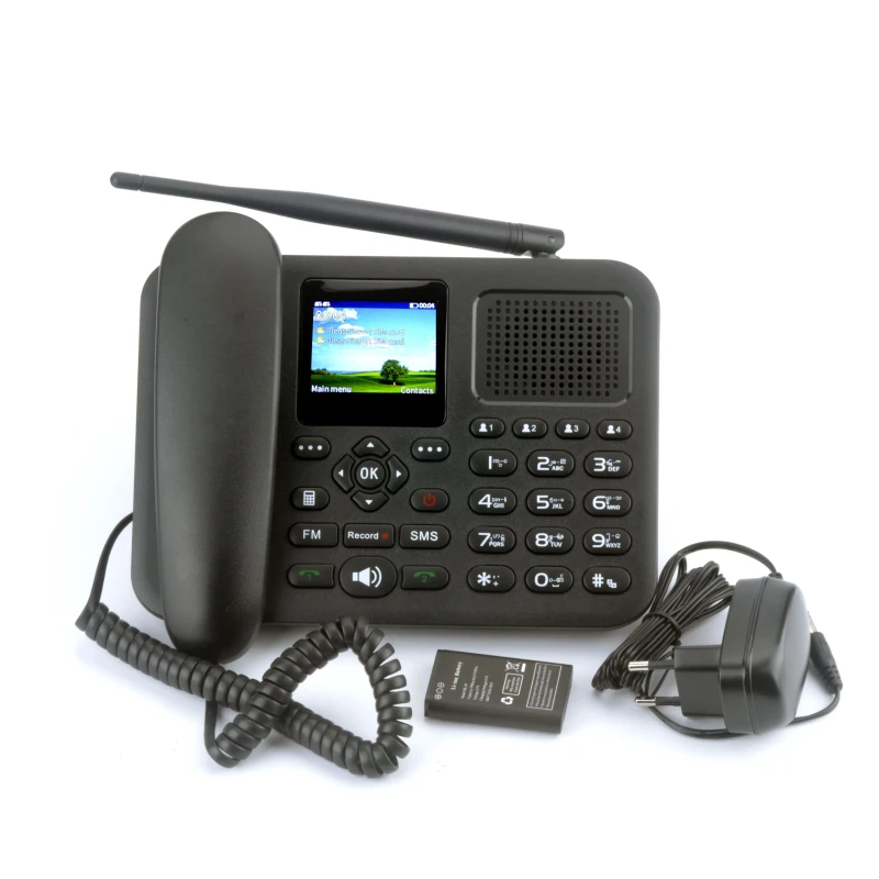 DLNA ZT9000 Dual Sim Land Phone With Color Display FM Radio