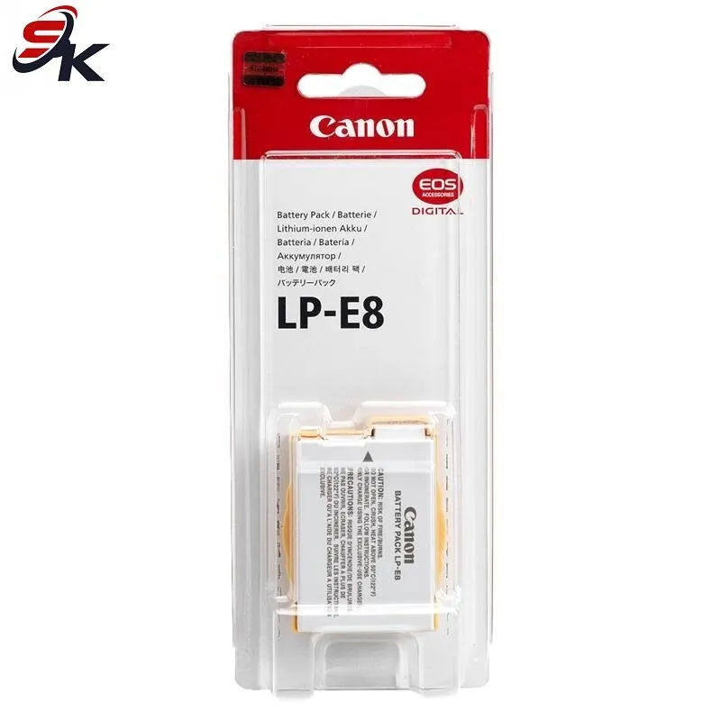 DSLR Camera Battery LP-E8 For Canon EOS 600D 650D 700D 550D Kiss X7 Canon LP E8 Battery Pack