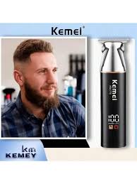 KM-779 Kemei/KEMEI New Pushing Hair clipper with LCD digital display and fast oil filling head carving for hair cutting