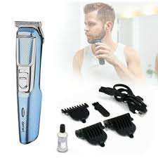 Geemy Gm-6077 Cordless 3 clipper Unique design Hair and Beard Trimmer for Men