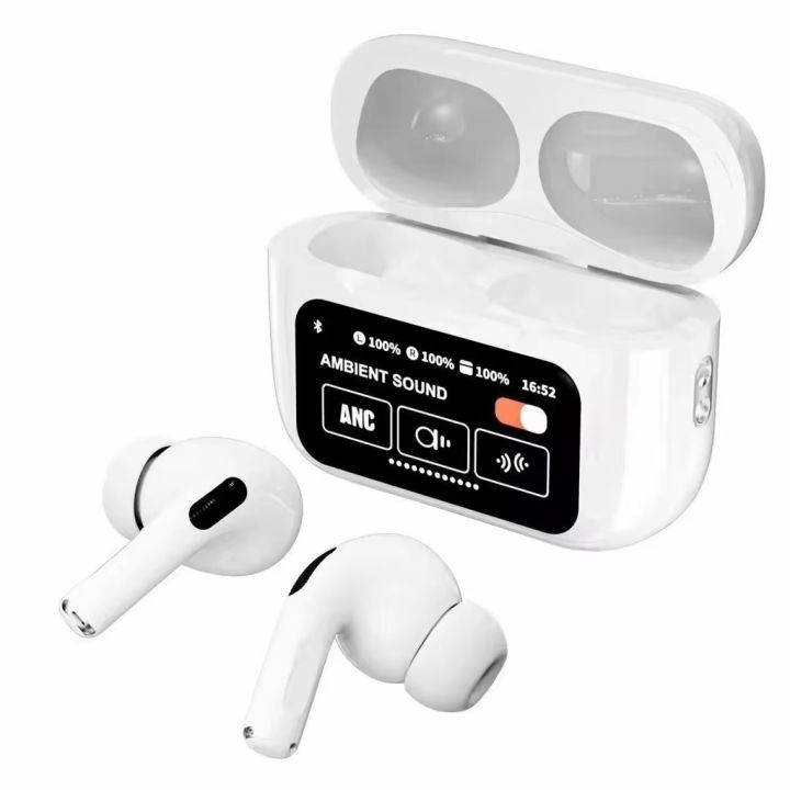 Airpods A9 Pro Touch Screen Display with ANC ENC TWS Earbuds